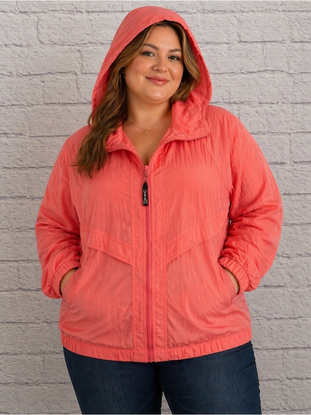 ✨ Vintage USA Olympics by JCPenney Windbreaker – Retro Sporty Chic ✨